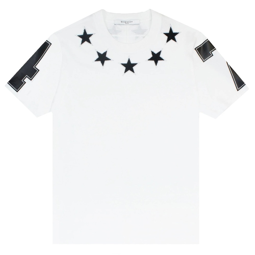 Givenchy Star Embroidery T Shirt